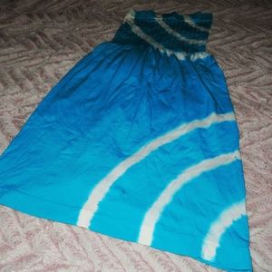 Strapless Swim Cover Dress